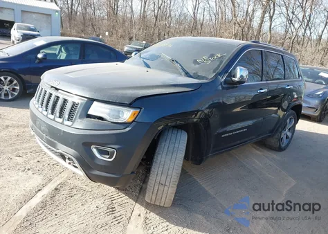 2015 Jeep Grand Cherokee Overland z USA, uszkodzony, nr VIN 1C4RJFCG9FC237173